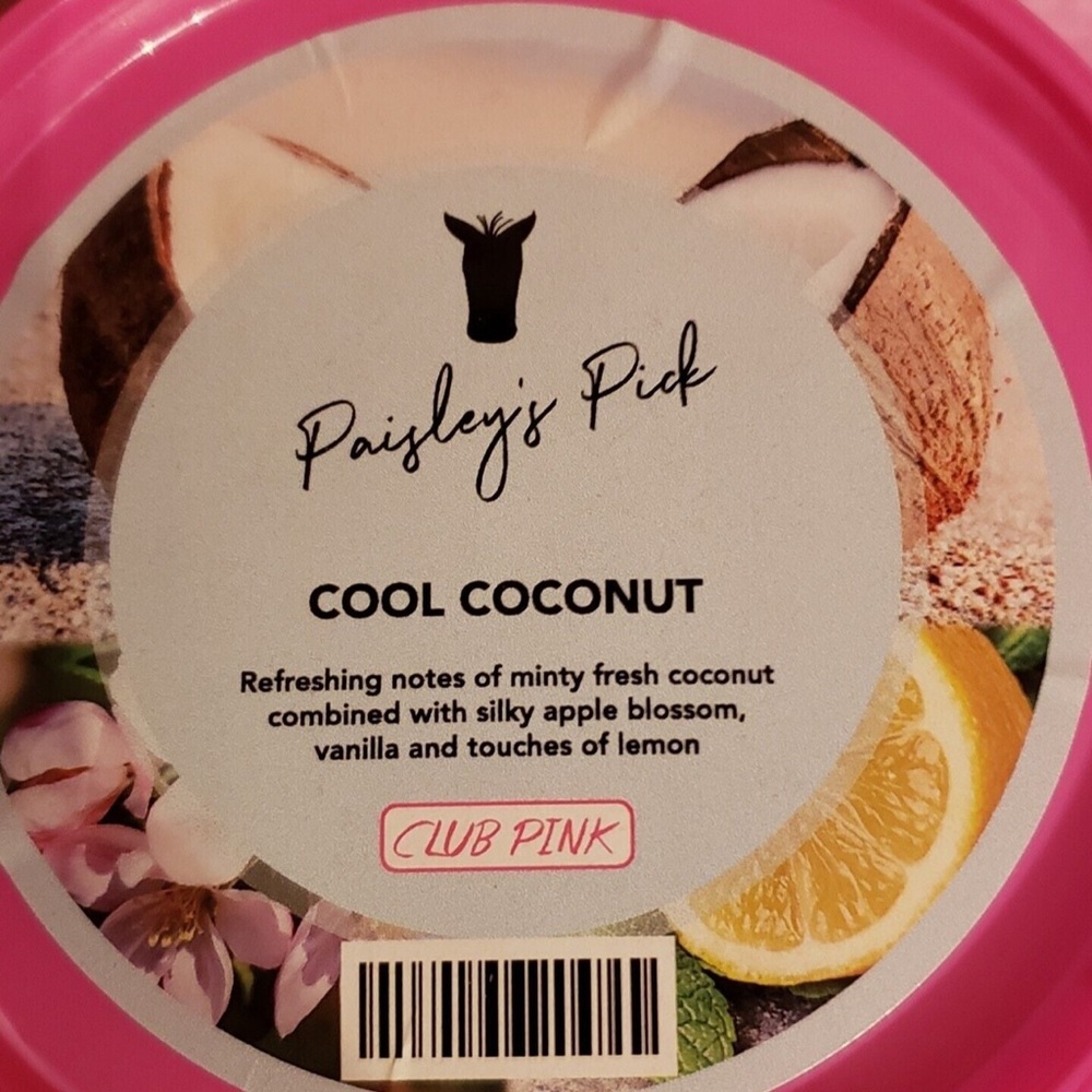 Cool Coconut Pink Zebra Wax Sprinkles 3.7 oz bag